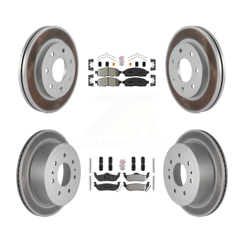 Transit Auto KGA-105158 Disc Brake Kit for 2004-2008 Lincoln Mark LT, Ford F-150 - Front and Rear