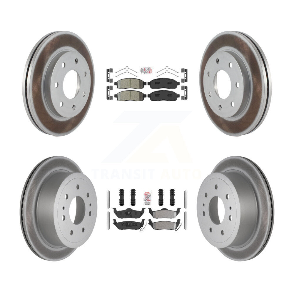 Transit Auto KGA-105159 Disc Brake Kit for 2004-2008 Lincoln Mark LT, Ford F-150 - Front and Rear
