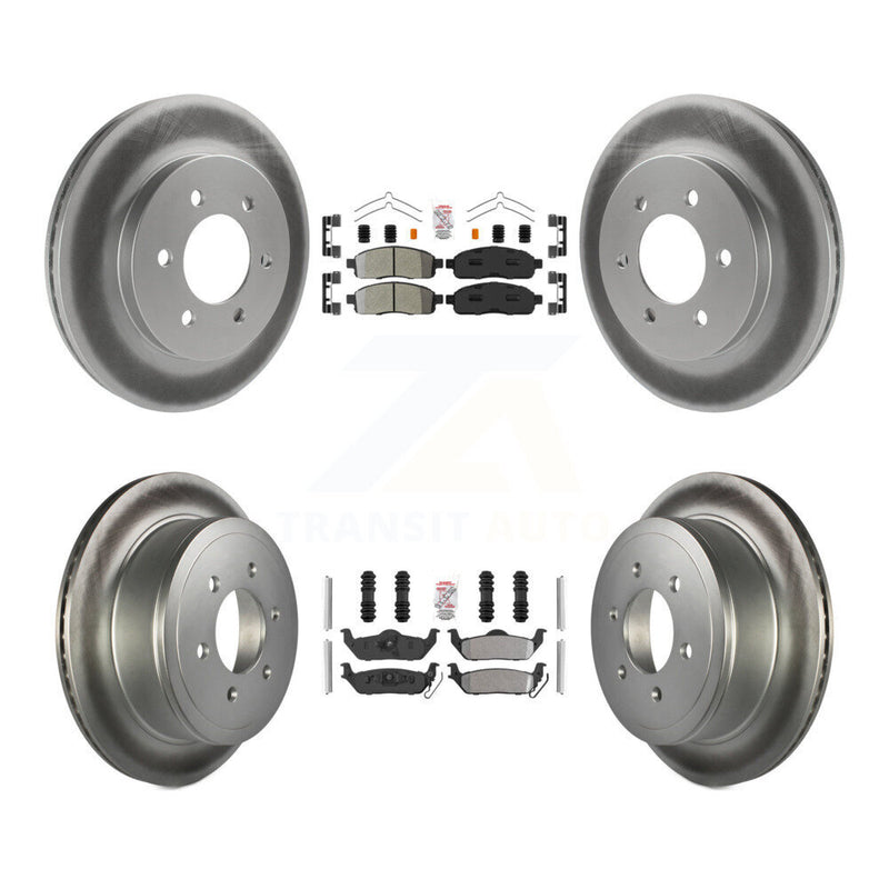 Transit Auto KGA-105162 Disc Brake Kit for 2004-2008 Lincoln Mark LT, Ford F-150 - Front and Rear