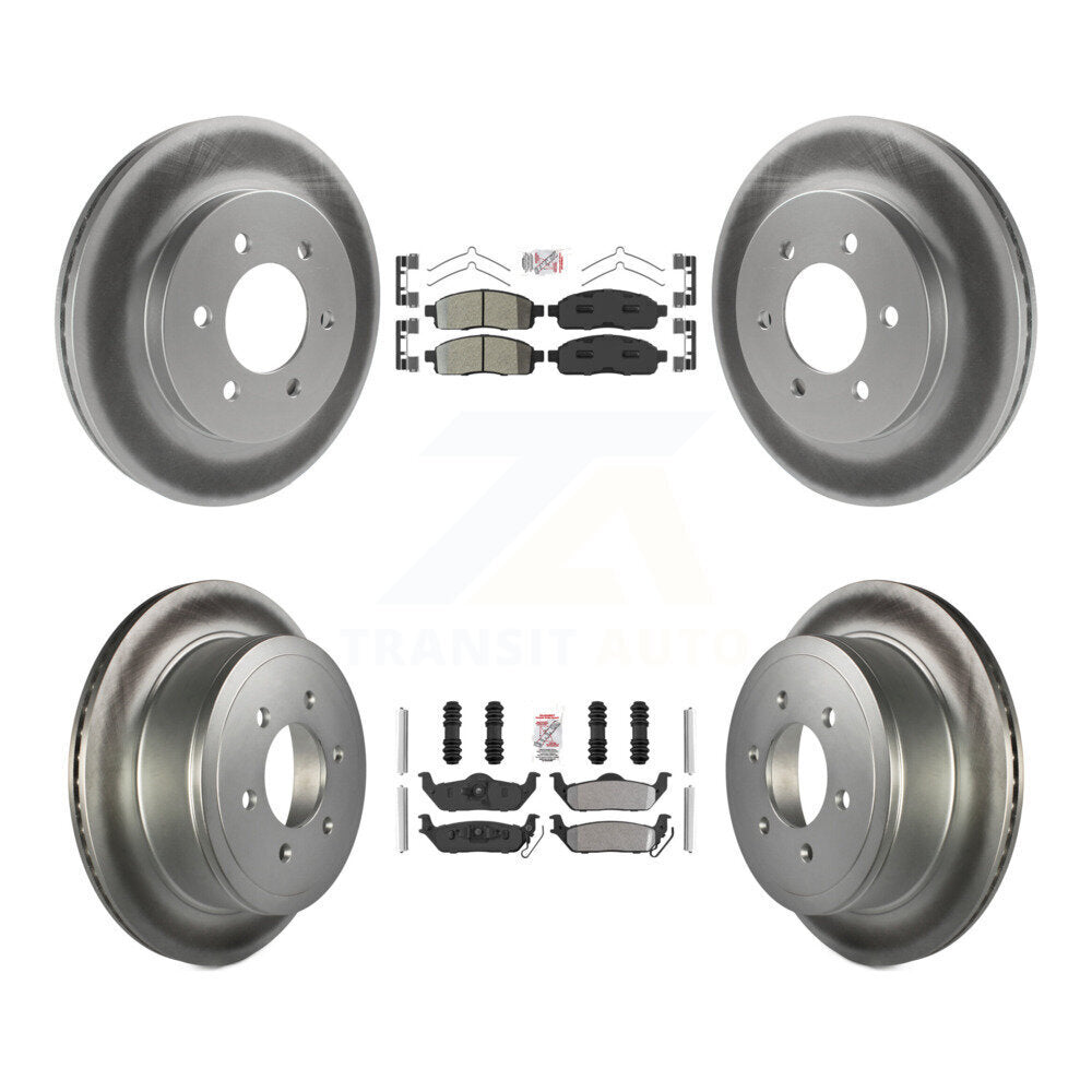 Transit Auto KGA-105163 Disc Brake Kit for 2004-2008 Lincoln Mark LT, Ford F-150 - Front and Rear