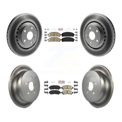 Transit Auto KGA-105177 Disc Brake Kit for 2014 Toyota Highlander - Front and Rear