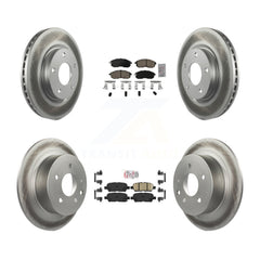 Transit Auto KGA-105184 Disc Brake Kit for 2013-2019 Nissan Sentra - Front and Rear