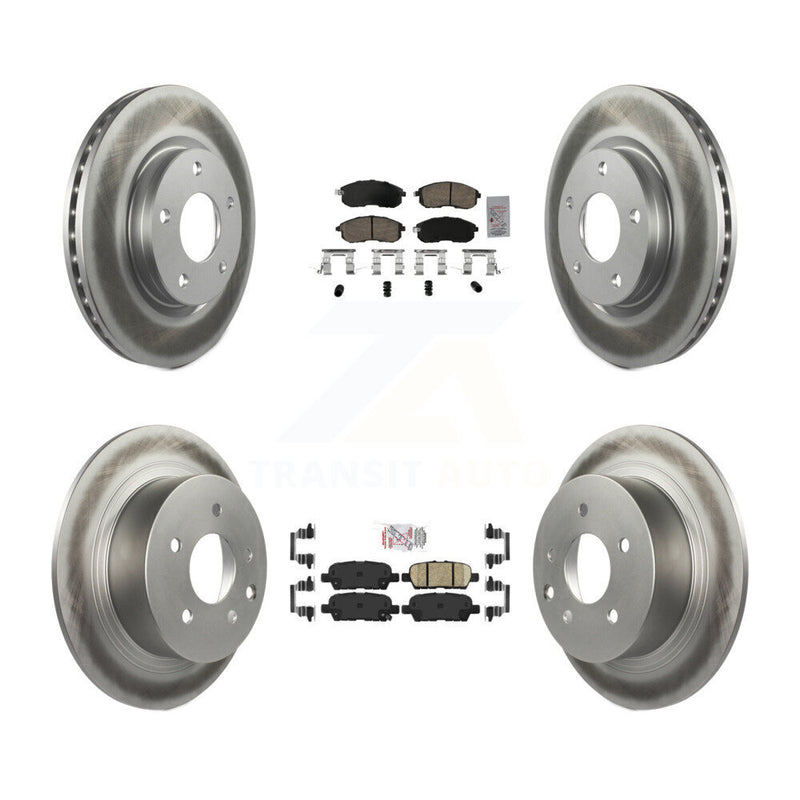 Transit Auto KGA-105184 Disc Brake Kit for 2013-2019 Nissan Sentra - Front and Rear