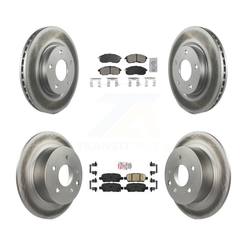 Transit Auto KGA-105185 Disc Brake Kit for 2013-2019 Nissan Sentra - Front and Rear