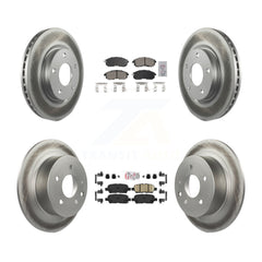 Transit Auto KGA-105187 Disc Brake Kit for 2013-2019 Nissan Sentra - Front and Rear