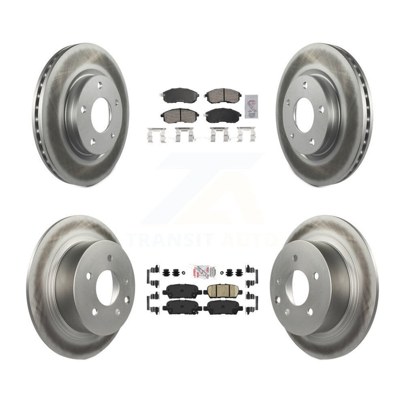 Transit Auto KGA-105187 Disc Brake Kit for 2013-2019 Nissan Sentra - Front and Rear