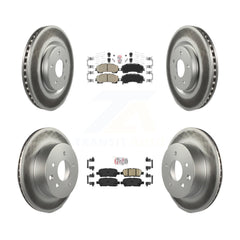 Transit Auto KGA-105188 Disc Brake Kit for 2014-2019 Nissan Rogue - Front and Rear
