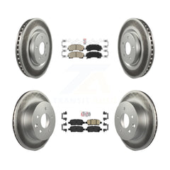 Transit Auto KGA-105189 Disc Brake Kit for 2014-2019 Nissan Rogue - Front and Rear