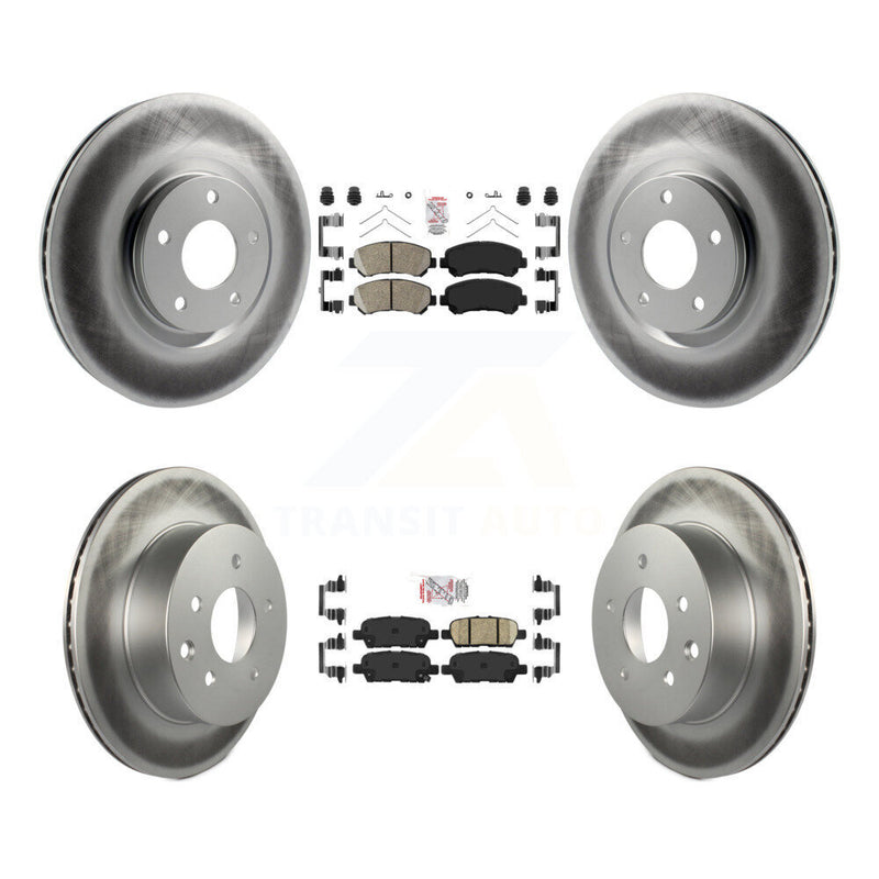 Transit Auto KGA-105192 Disc Brake Kit for 2014-2017 Nissan Juke - Front and Rear