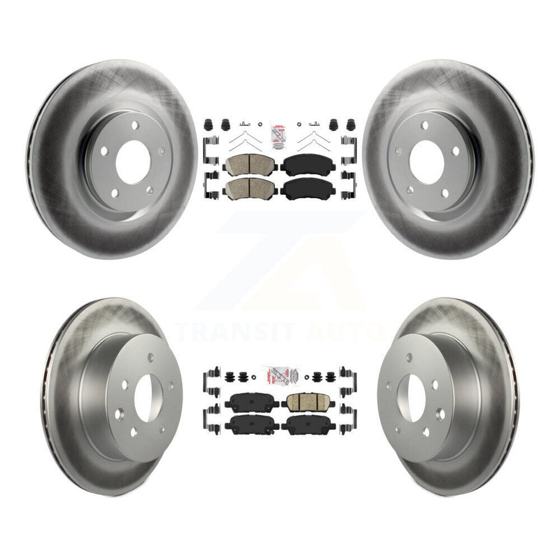 Transit Auto KGA-105194 Disc Brake Kit for 2014-2017 Nissan Juke - Front and Rear