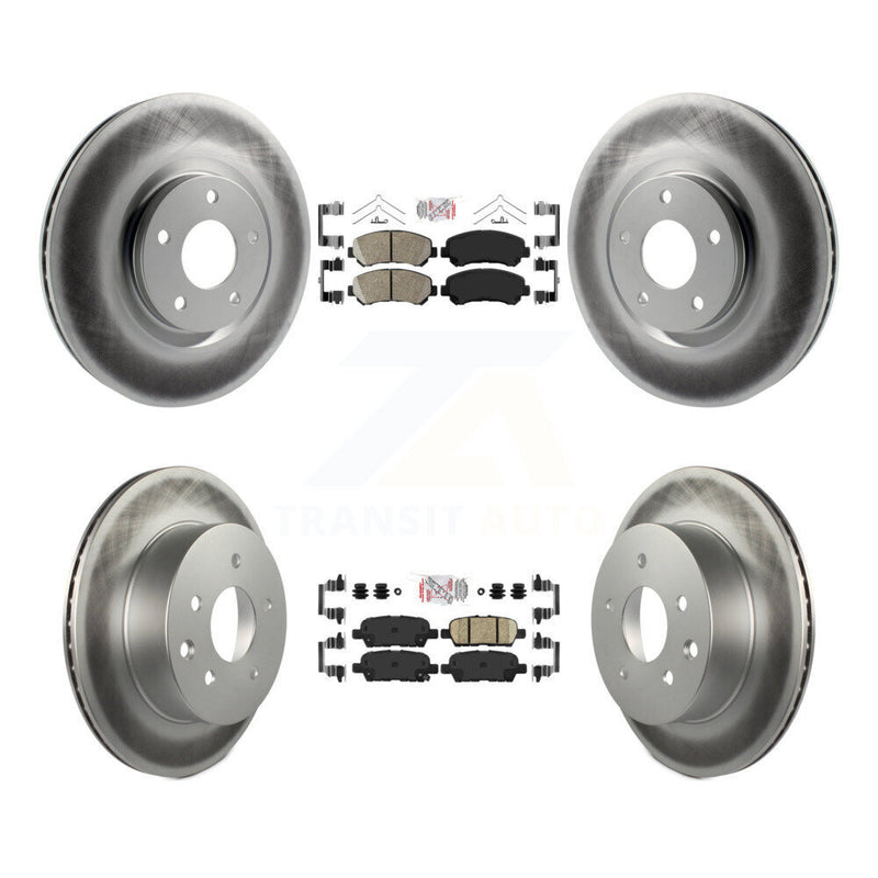 Transit Auto KGA-105195 Disc Brake Kit for 2014-2017 Nissan Juke - Front and Rear