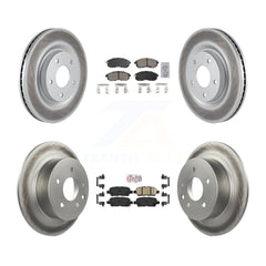 Transit Auto KGA-105197 Disc Brake Kit for 2017-2019 Nissan Sentra - Front and Rear