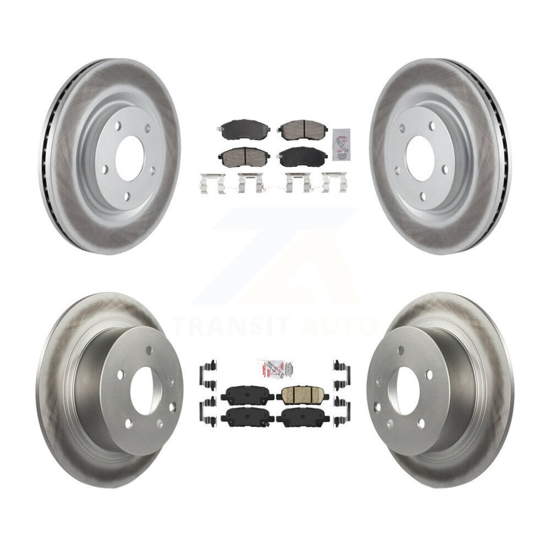 Transit Auto KGA-105197 Disc Brake Kit for 2017-2019 Nissan Sentra - Front and Rear