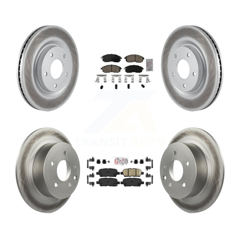 Transit Auto KGA-105198 Disc Brake Kit for 2017-2019 Nissan Sentra - Front and Rear