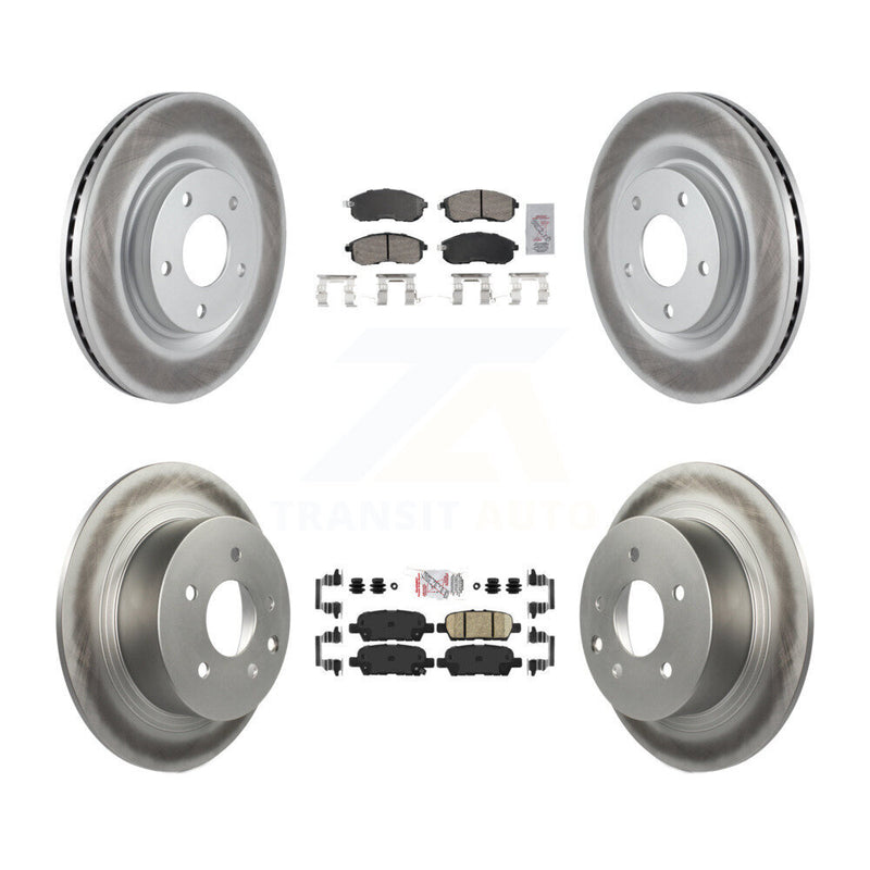 Transit Auto KGA-105199 Disc Brake Kit for 2017-2019 Nissan Sentra - Front and Rear