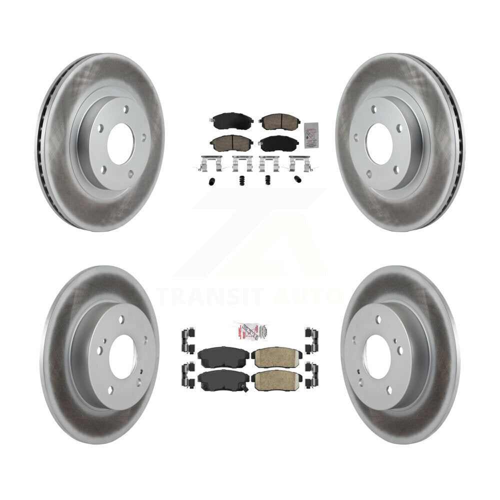Transit Auto KGA-105202 Disc Brake Kit for 2002-2004 INFINITI I35 - Front and Rear