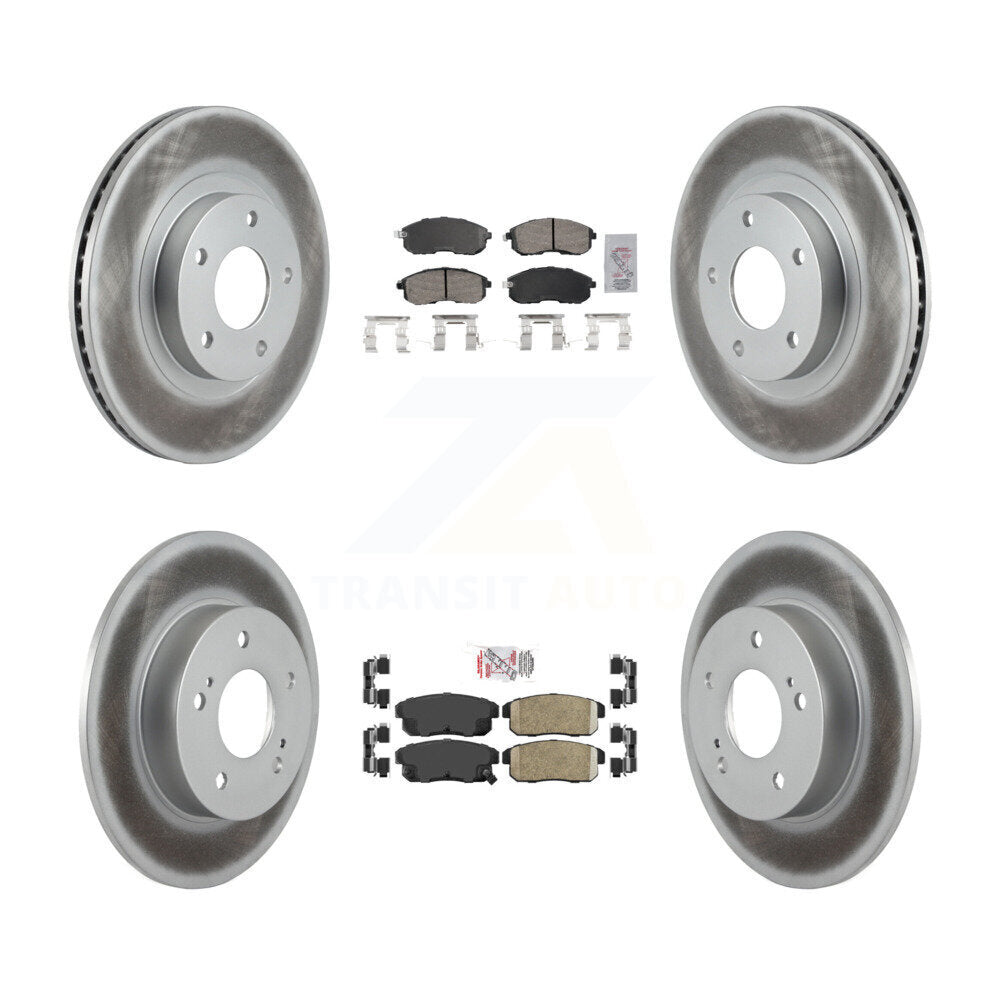 Transit Auto KGA-105203 Disc Brake Kit for 2002-2004 INFINITI I35 - Front and Rear