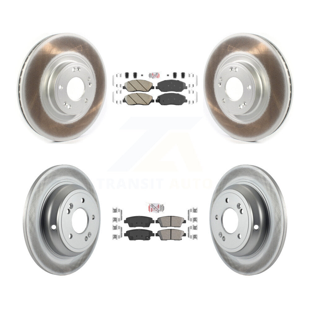 Transit Auto KGA-105207 Disc Brake Kit for 2012 Hyundai Genesis - Front and Rear