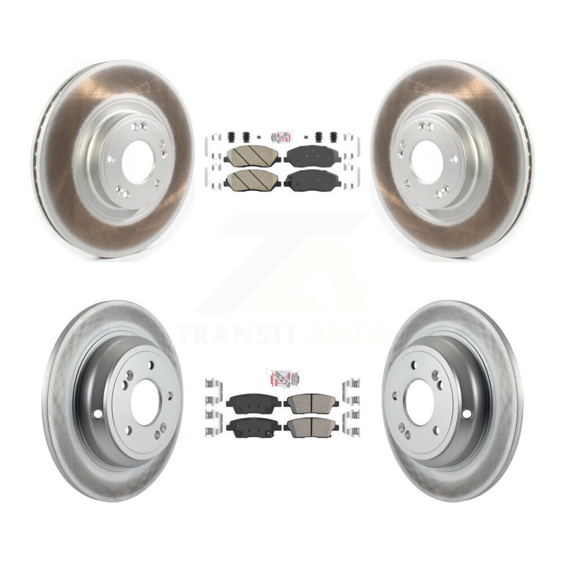 Transit Auto KGA-105207 Disc Brake Kit for 2012 Hyundai Genesis - Front and Rear