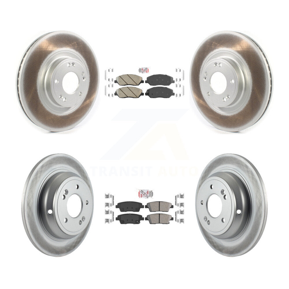 Transit Auto KGA-105208 Disc Brake Kit for 2012 Hyundai Genesis - Front and Rear