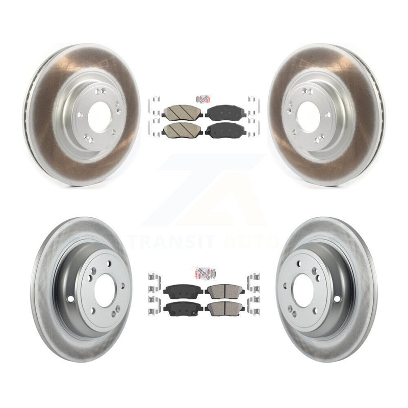 Transit Auto KGA-105208 Disc Brake Kit for 2012 Hyundai Genesis - Front and Rear