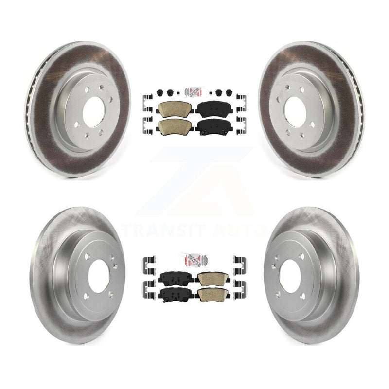 Transit Auto KGA-105213 Disc Brake Kit for 2012-2017 Kia Rio - Front and Rear