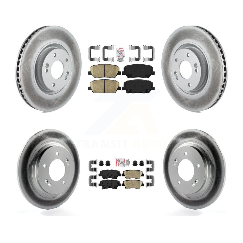 Transit Auto KGA-105217 Disc Brake Kit for 2013-2015 Kia Optima - Front and Rear