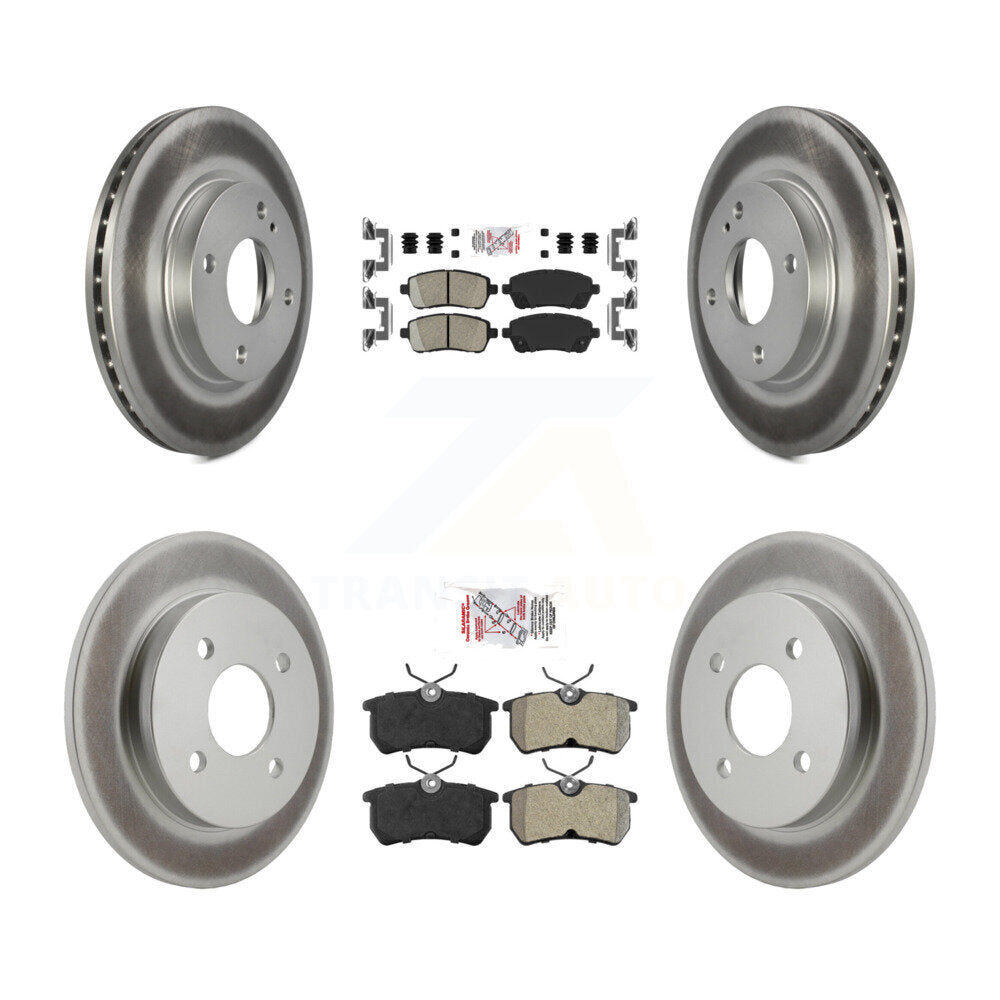 Transit Auto KGA-105227 Disc Brake Kit for 2014-2019 Ford Fiesta - Front and Rear