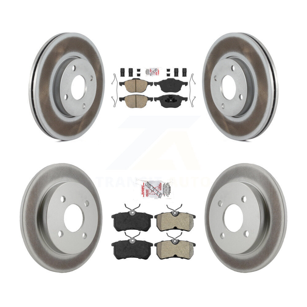Transit Auto KGA-105231 Disc Brake Kit for 2005-2007 Ford Focus - Front and Rear
