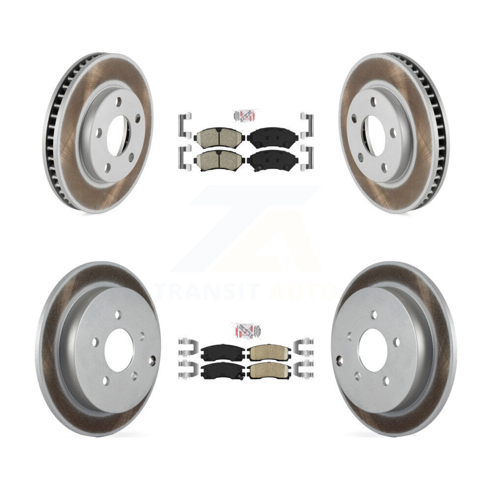 Transit Auto KGA-105233 Disc Brake Kit for 2002-2004 Pontiac Montana - Front and Rear