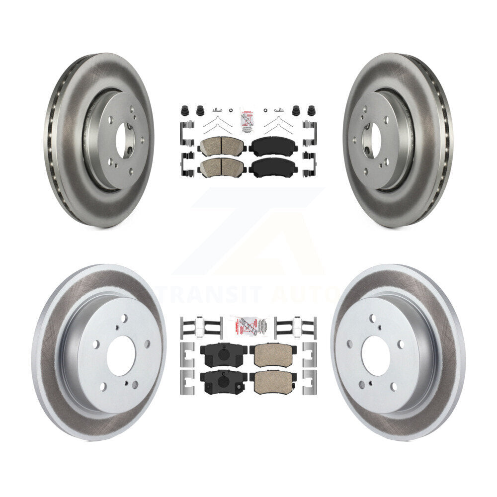 Transit Auto KGA-105238 Disc Brake Kit for 2010-2013 Suzuki Kizashi - Front and Rear