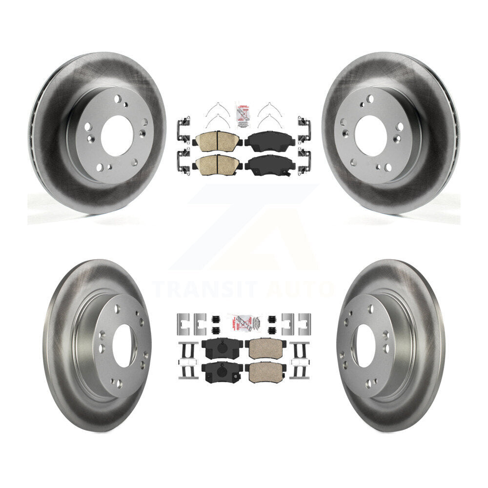Transit Auto KGA-105242 Disc Brake Kit for 2013-2015 Acura ILX - Front and Rear