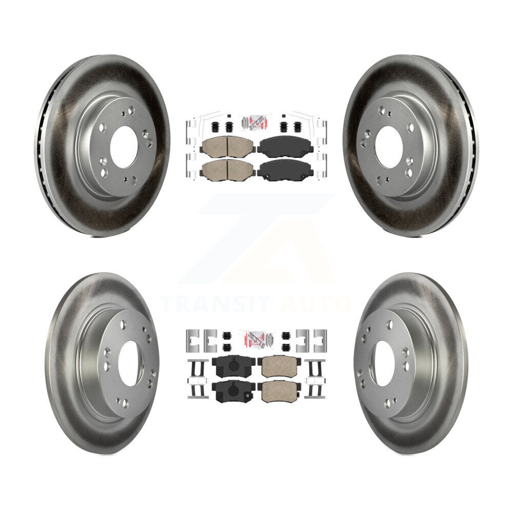 Transit Auto KGA-105244 Disc Brake Kit for 2013 Acura ILX - Front and Rear