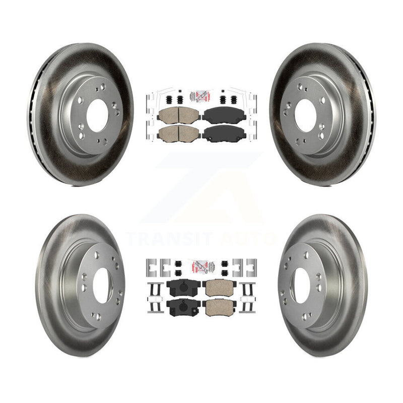 Transit Auto KGA-105244 Disc Brake Kit for 2013 Acura ILX - Front and Rear