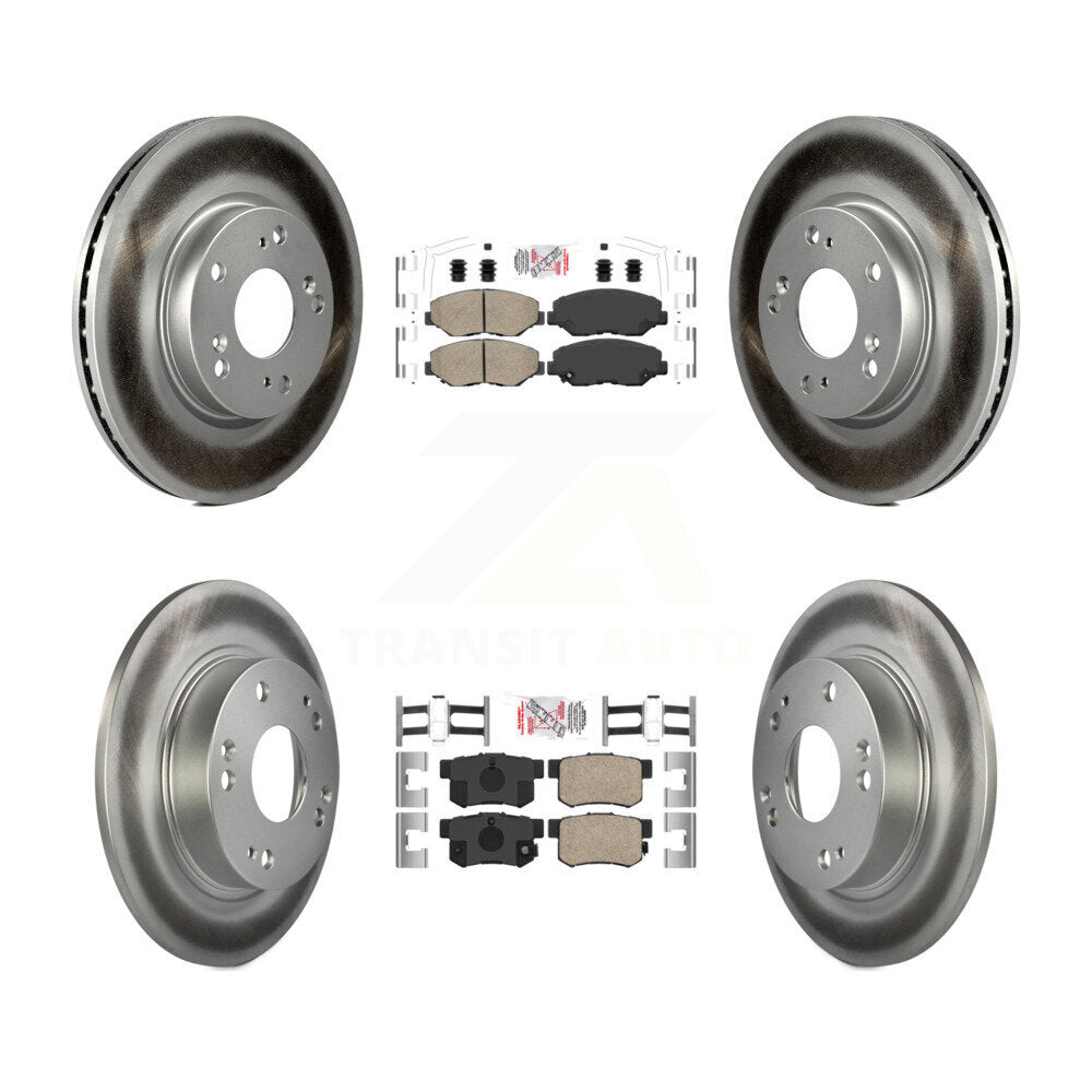 Transit Auto KGA-105245 Disc Brake Kit for 2013 Acura ILX - Front and Rear