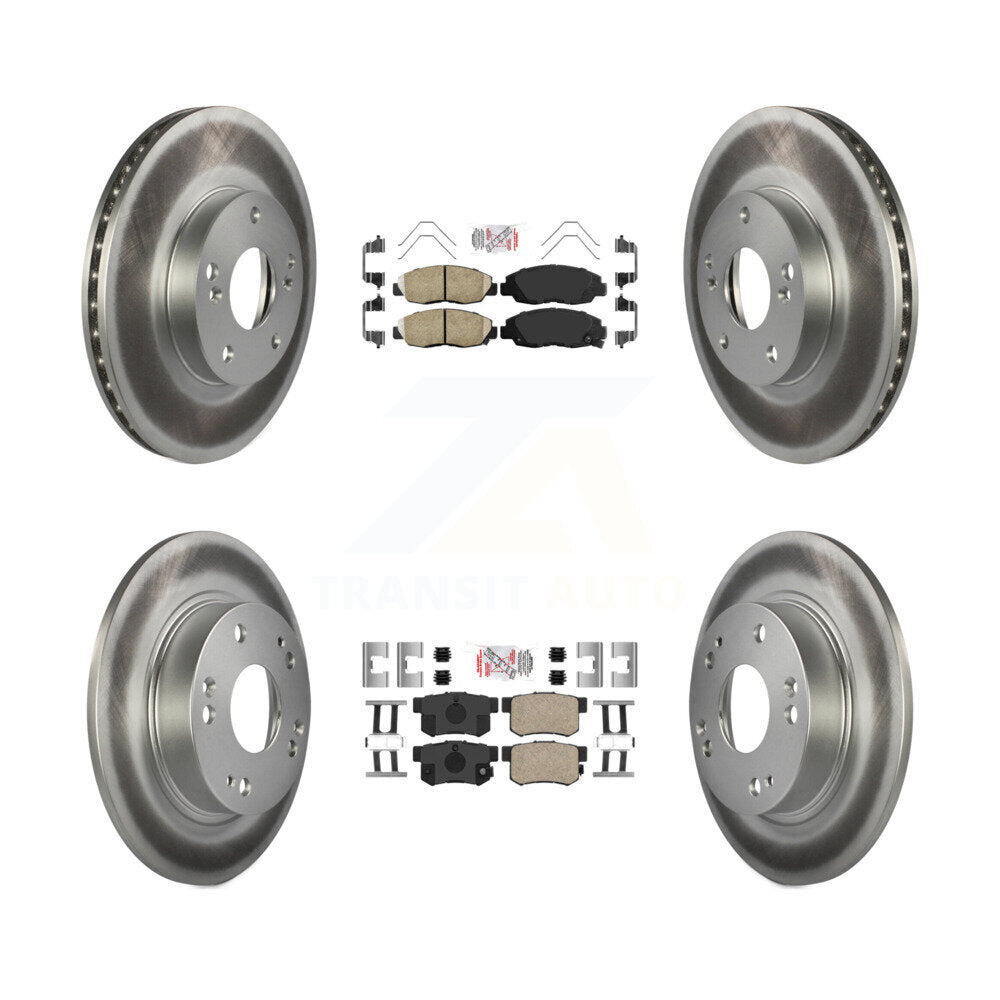 Transit Auto KGA-105249 Disc Brake Kit for 2014-2015 Honda Civic - Front and Rear