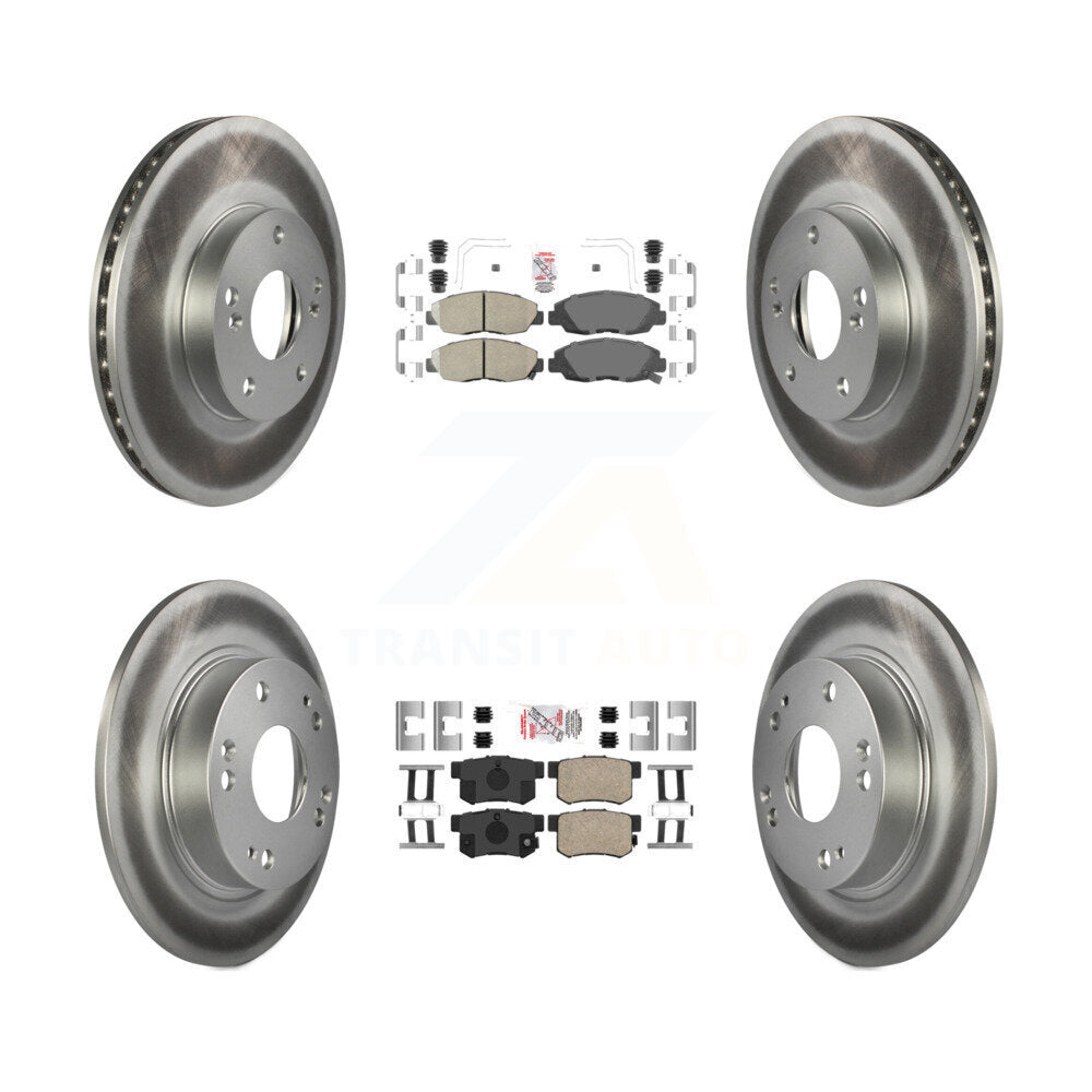 Transit Auto KGA-105250 Disc Brake Kit for 2014-2015 Honda Civic - Front and Rear
