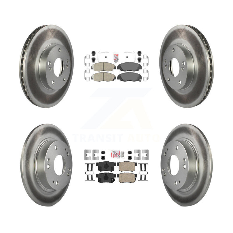 Transit Auto KGA-105250 Disc Brake Kit for 2014-2015 Honda Civic - Front and Rear