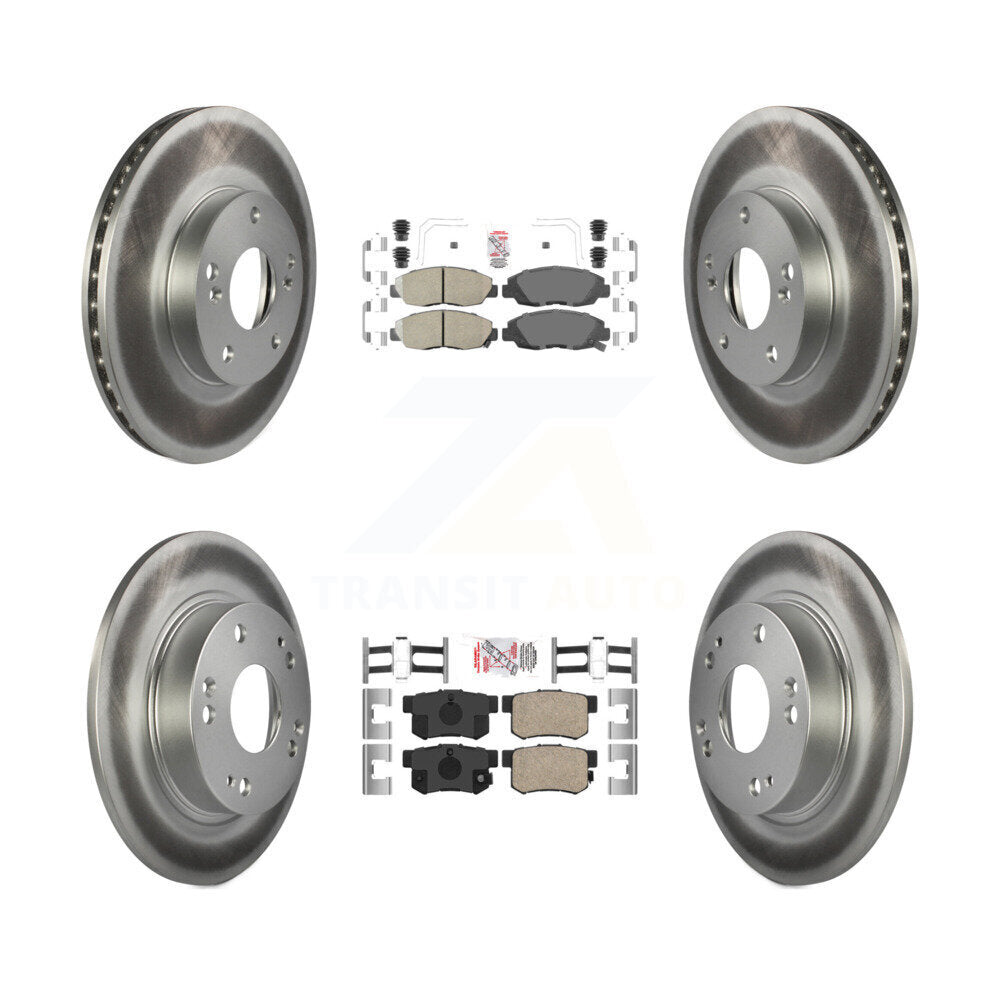 Transit Auto KGA-105252 Disc Brake Kit for 2014-2015 Honda Civic - Front and Rear