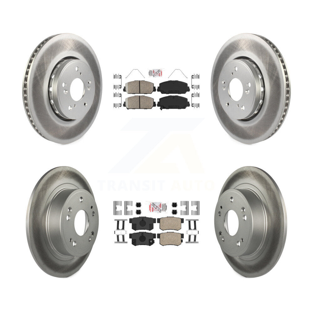 Transit Auto KGA-105253 Disc Brake Kit for 2016 Acura ILX - Front and Rear
