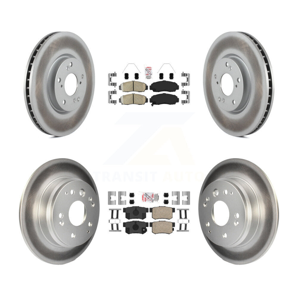 Transit Auto KGA-105256 Disc Brake Kit for 2004-2005 Acura TL - Front and Rear