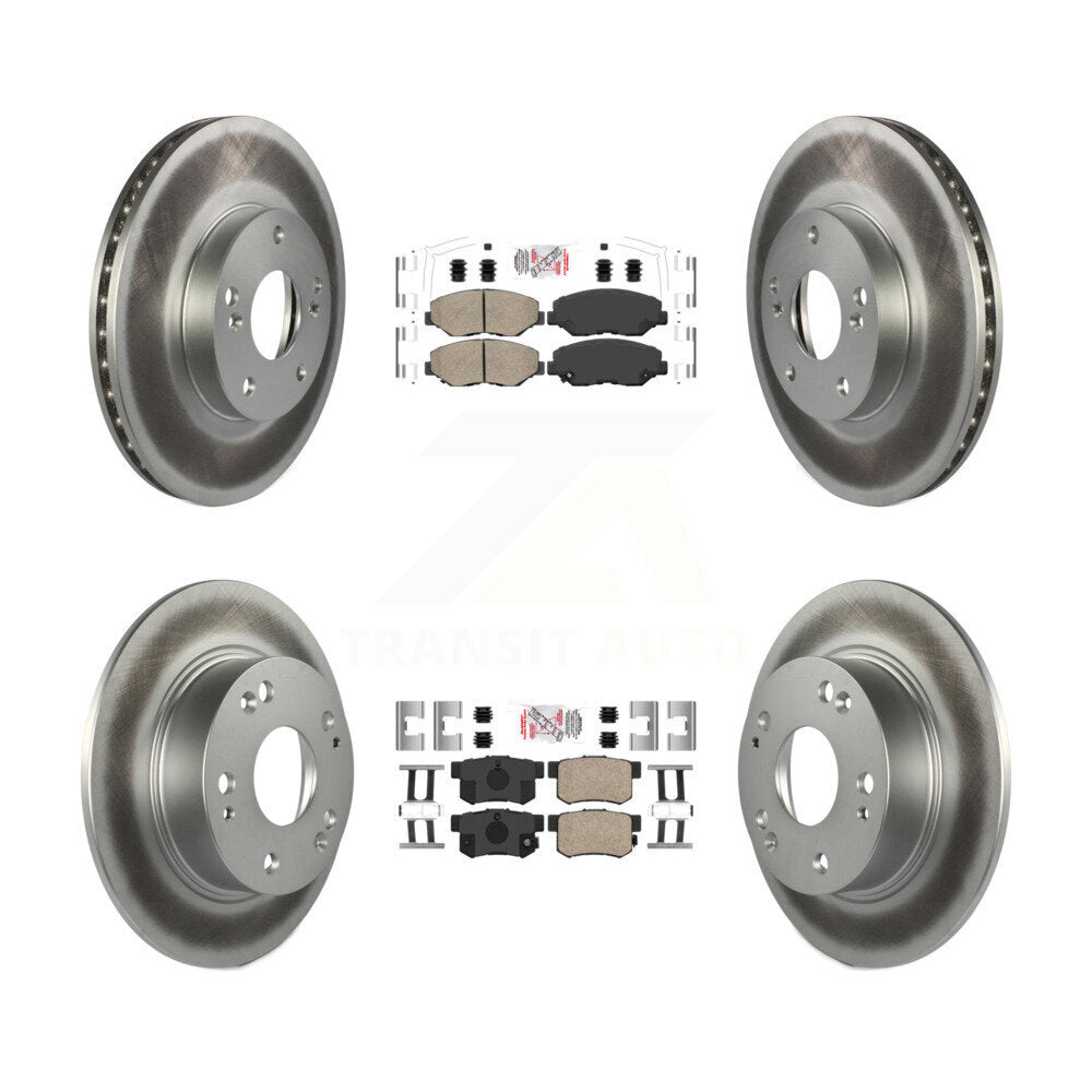 Transit Auto KGA-105258 Disc Brake Kit for 2003-2007 Honda Accord - Front and Rear