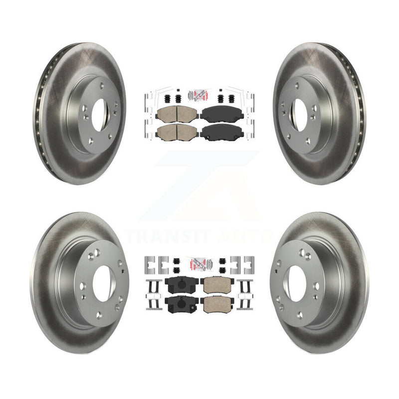 Transit Auto KGA-105258 Disc Brake Kit for 2003-2007 Honda Accord - Front and Rear