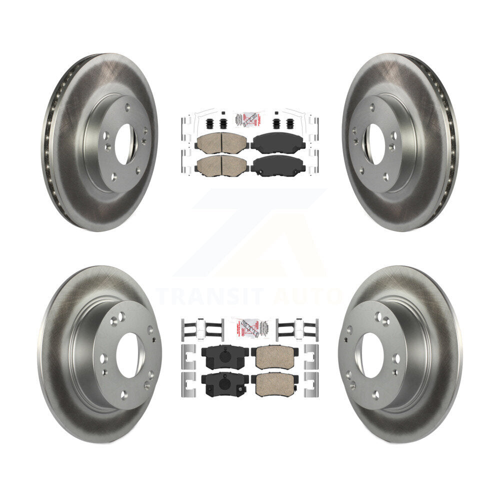 Transit Auto KGA-105259 Disc Brake Kit for 2003-2007 Honda Accord - Front and Rear