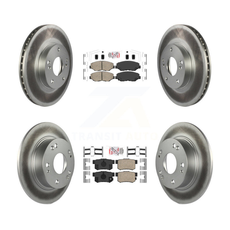 Transit Auto KGA-105259 Disc Brake Kit for 2003-2007 Honda Accord - Front and Rear