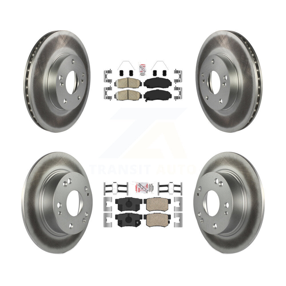 Transit Auto KGA-105265 Disc Brake Kit for 2005 Honda Accord - Front and Rear