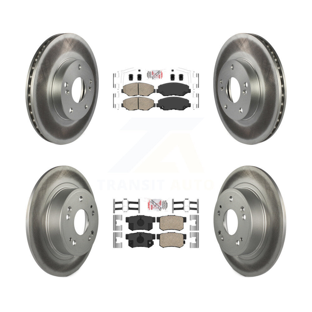 Transit Auto KGA-105267 Disc Brake Kit for 2005 Honda Accord - Front and Rear