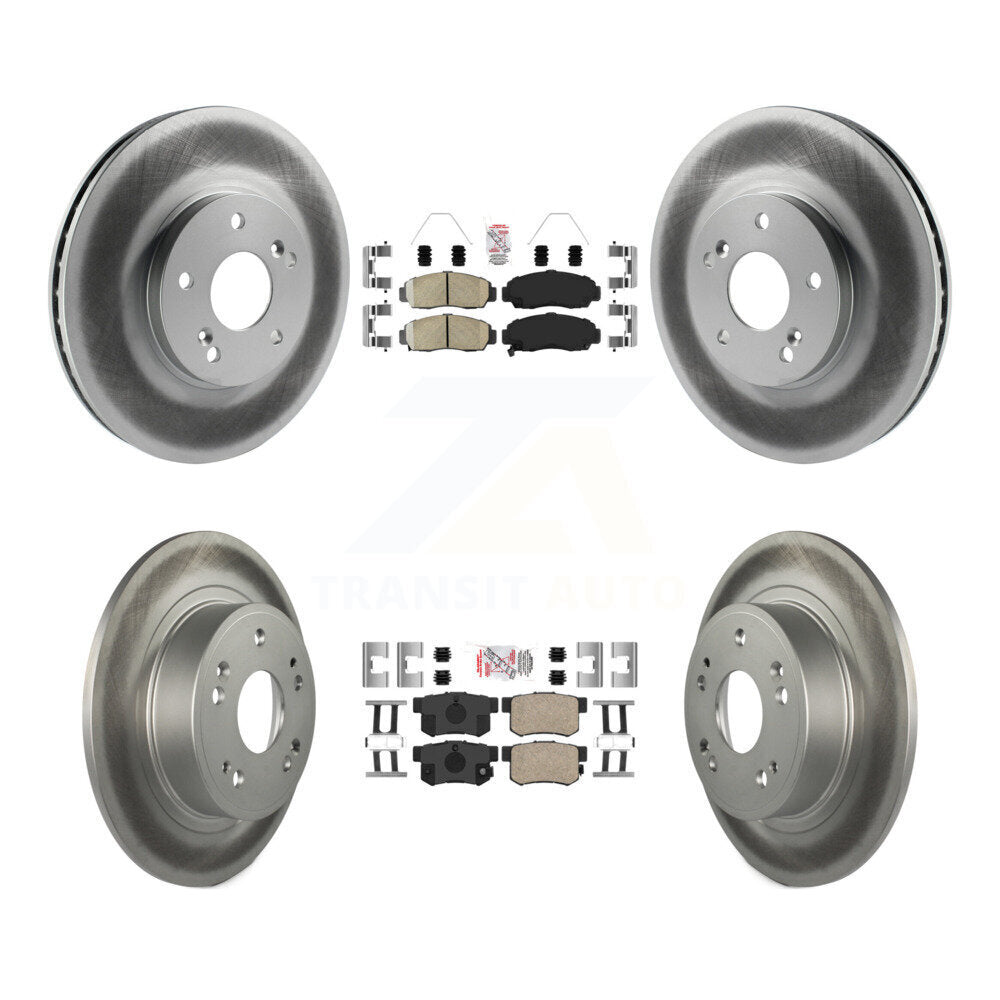 Transit Auto KGA-105268 Disc Brake Kit for 2006-2007 Honda Accord - Front and Rear