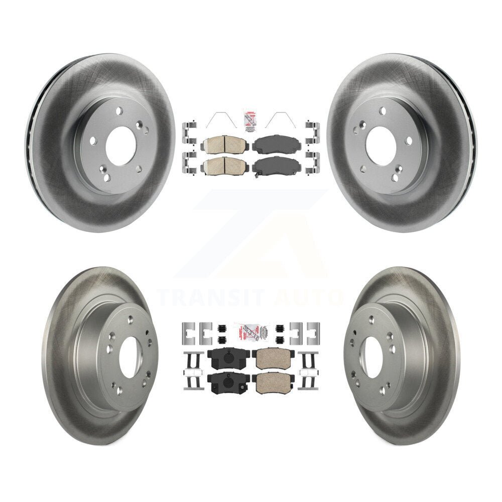 Transit Auto KGA-105269 Disc Brake Kit for 2006-2007 Honda Accord - Front and Rear