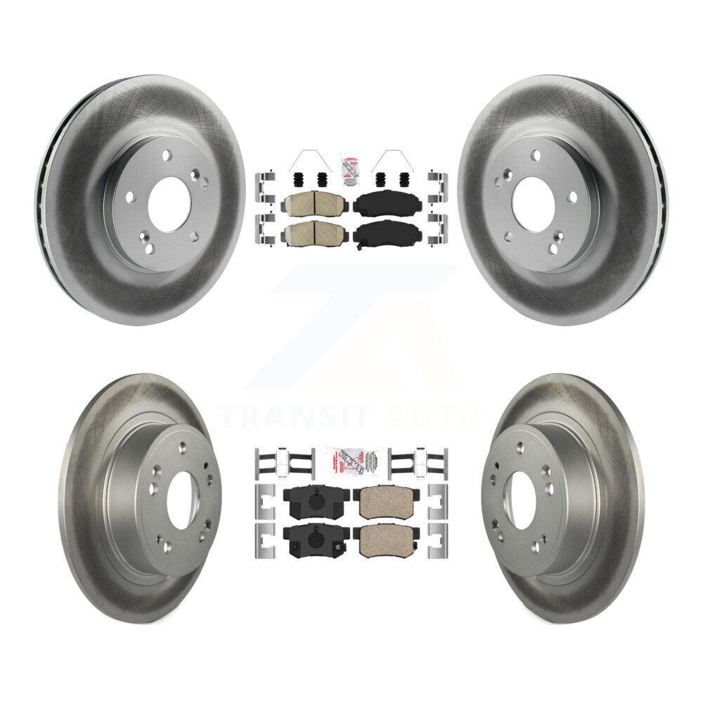 Transit Auto KGA-105272 Disc Brake Kit for 2006-2007 Honda Accord - Front and Rear